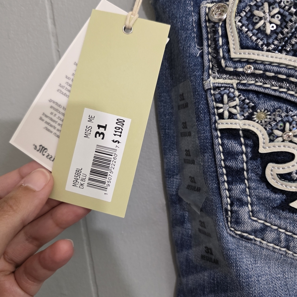 Miss Me Saquin Stitchwork Mid Rise Bootcut Jeans - Picture 12 of 15
